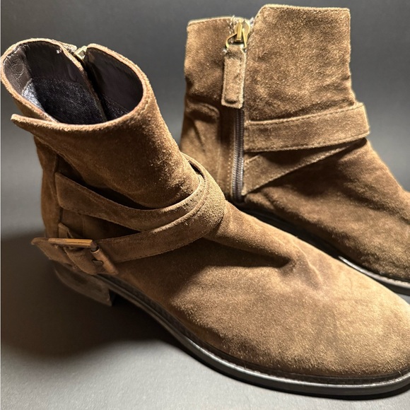 Aquaitalia Brown Suede Boots 7.5 - Picture 2 of 6